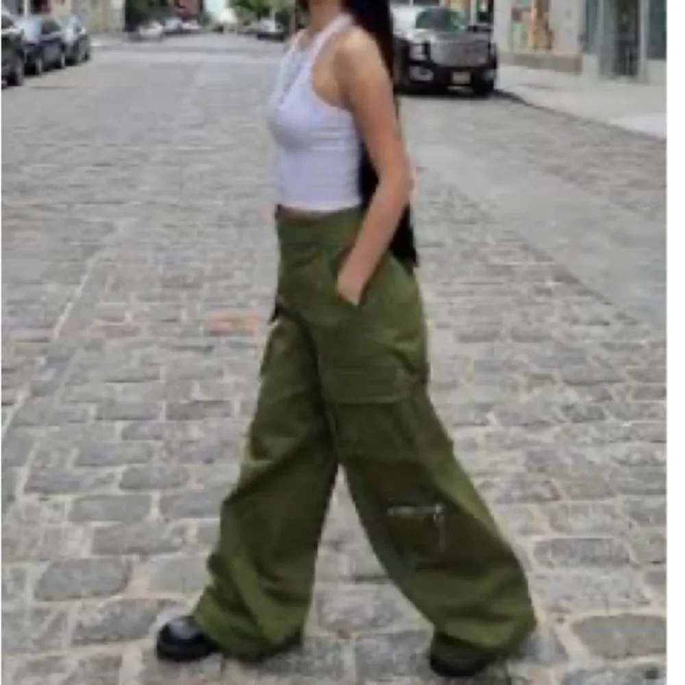 Vintage Viscose Women’s Cargo Pants Size S - Picture 1 of 10